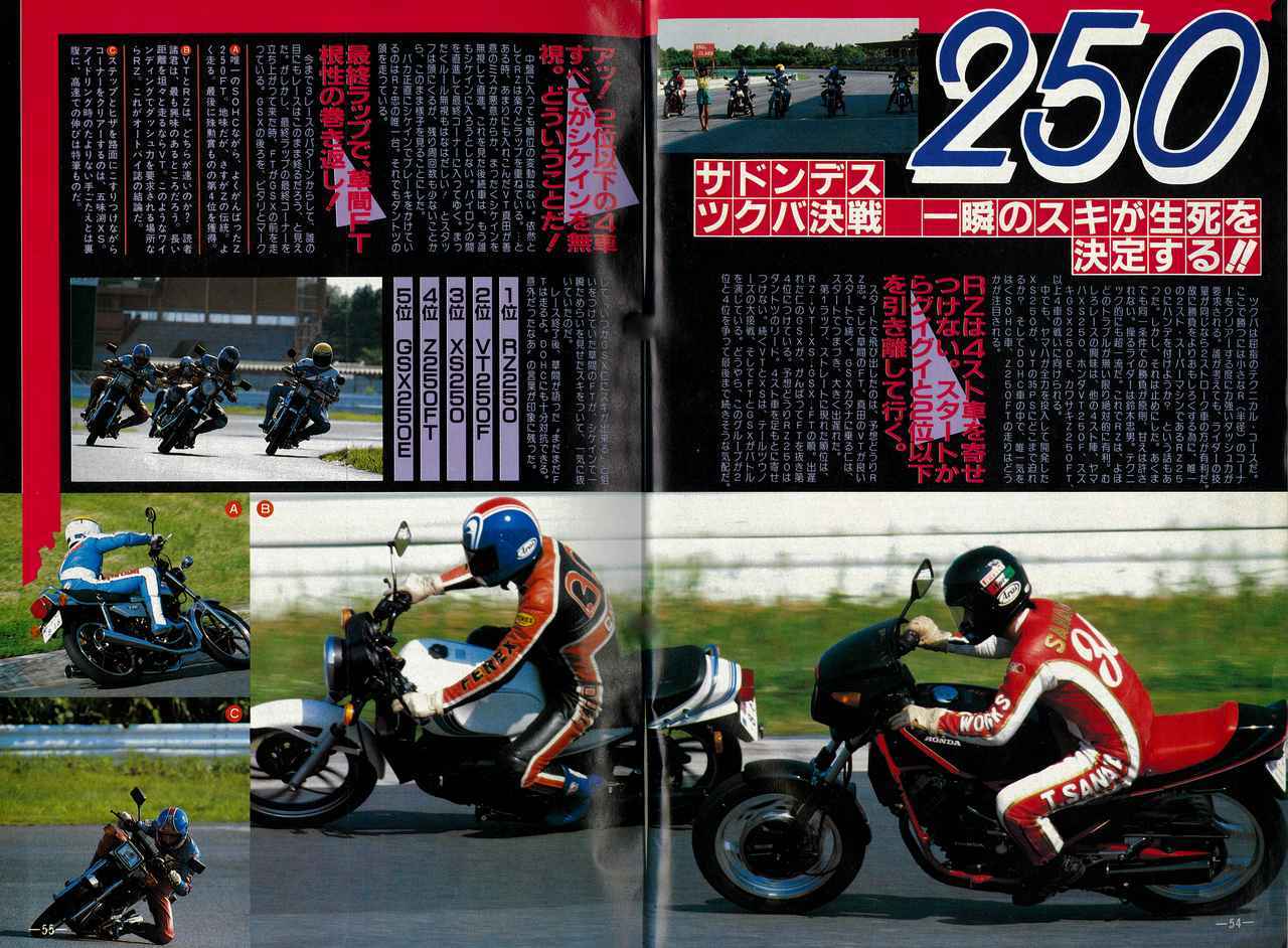 画像: 『月刊オートバイ』1982年9月号より