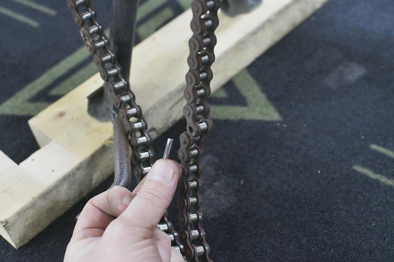 画像3: チェーン、前後スプロケ、ハブダンパーを外すよ