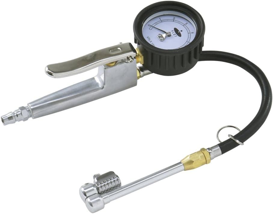 画像: プロトメンテナンス(PLOT) バイク用 エアインフレータ-ゲージ アナログ 360°回転 特許取得 HT05056 PGR0048 amzn.to