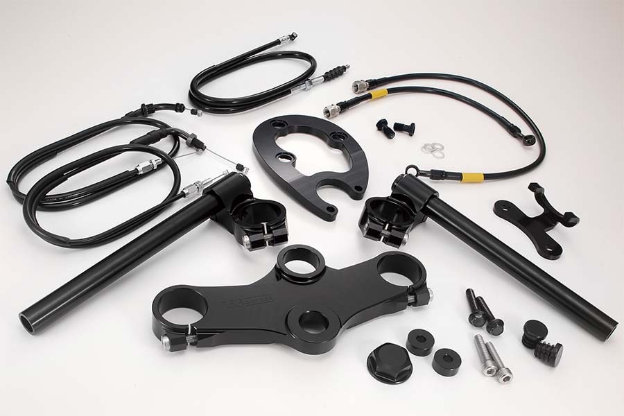 画像: アクティブ『153GARAGEトップブリッジ＆セパレートハンドルキット for GB350/S』 | ヘリテイジ＆レジェンズ｜Heritage& Legends