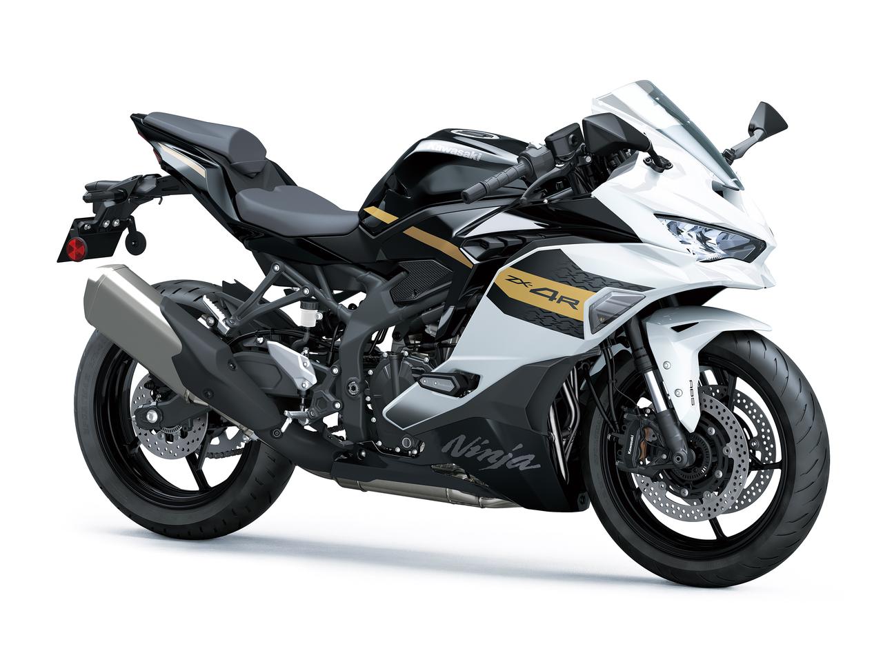 画像: Kawasaki Ninja ZX-4R SE 2026年モデル 総排気量：399cc エンジン形式：水冷4ストロークDOHC4バルブ並列4気筒 シート高：800mm 車両重量：190kg 発売日：2025年9月1日 税込価格：117万7000円