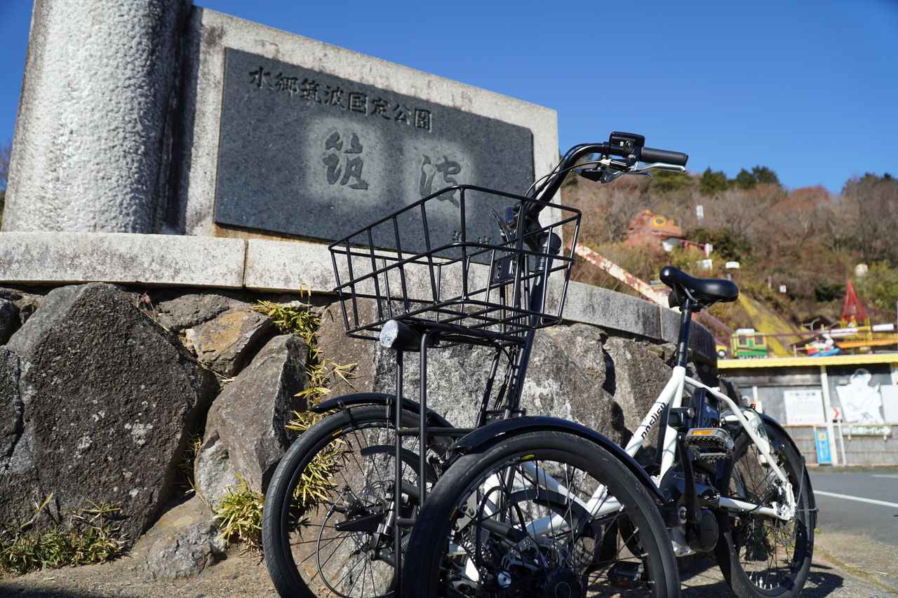 画像: ▲つつじヶ丘駐車場にて。noslisuであれば、ほどよい疲労感でヒルクライムを達成できました。