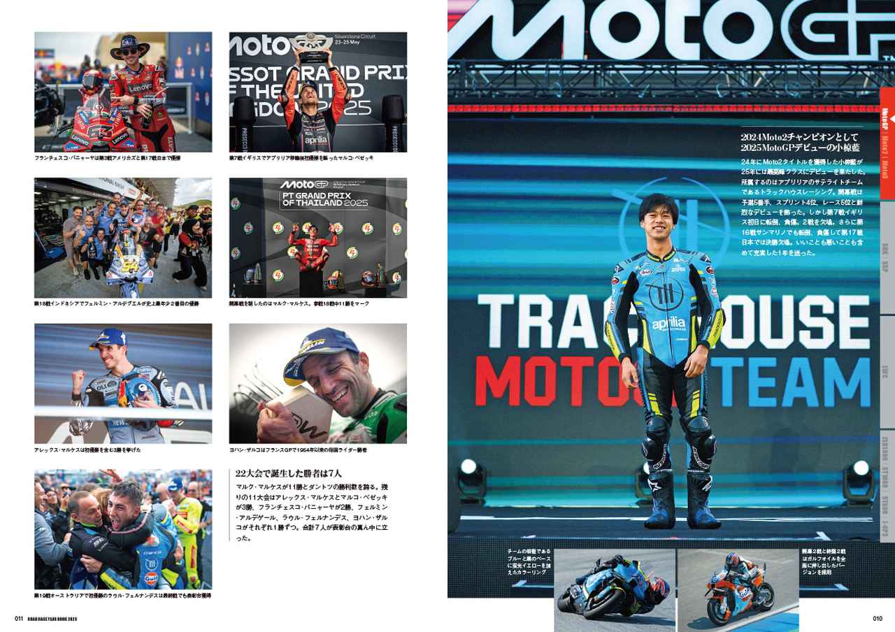画像3: 【2025年ロードレース完全網羅】MotoGP〜全日本RRまで、一年間の激闘を凝縮した『ROAD RACE YEAR BOOK 2025』好評発売中