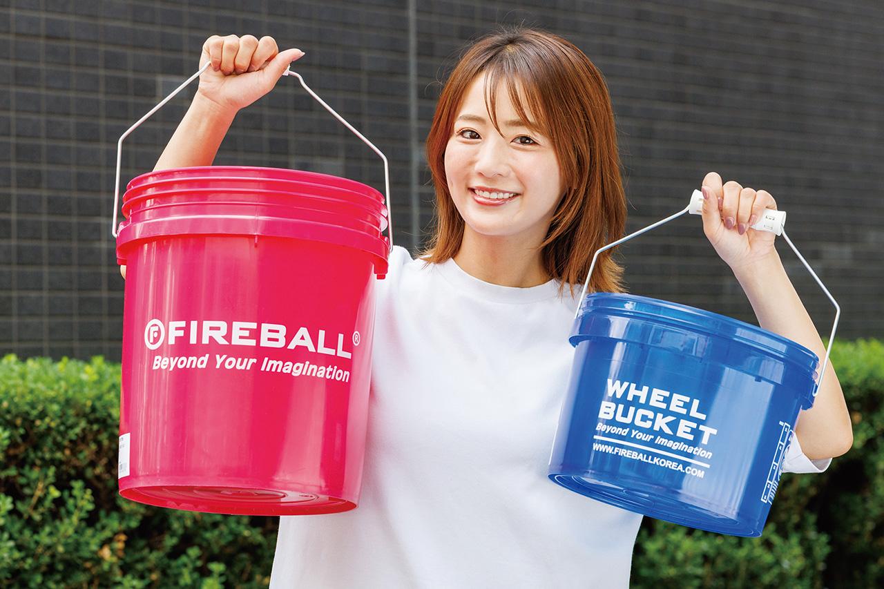 画像1: バケツ 18L(左、3740円)/ホイールバケツ 7L(右、3300円)