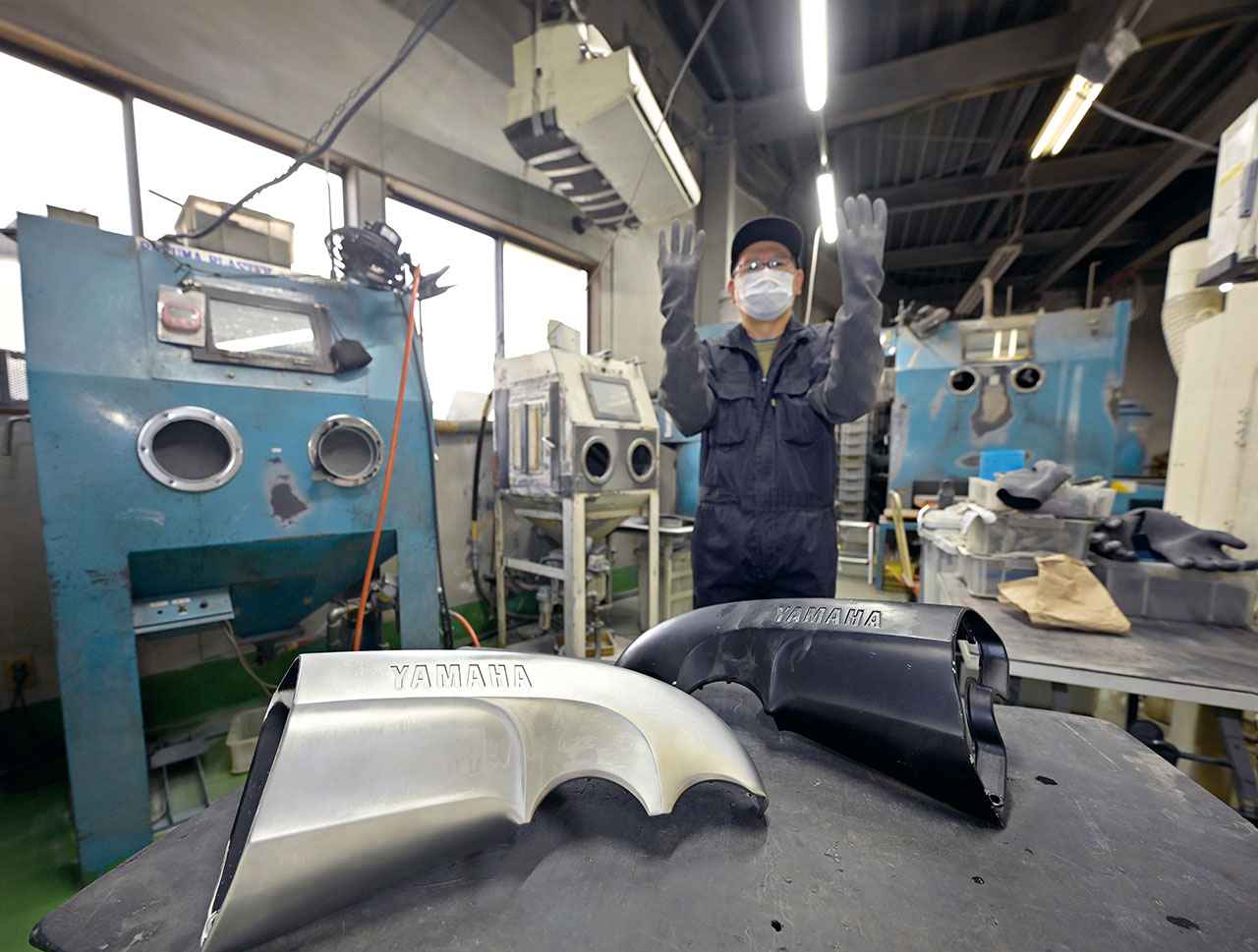 画像 : 1番目の画像 - 【写真38枚】ブラスト加工で〝サビ取り〟大作戦【新橋モーター商会】 - webオートバイ