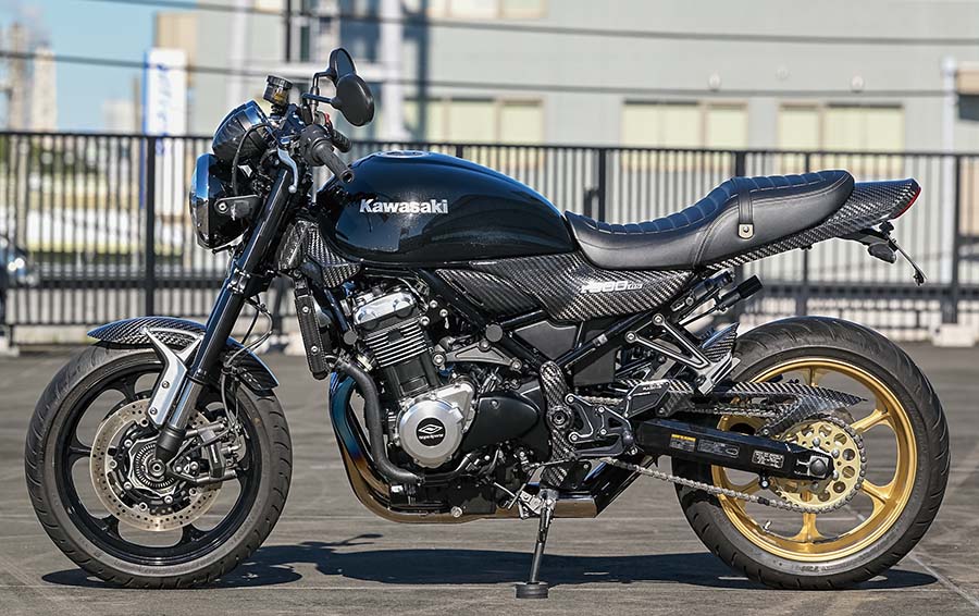 画像: ▲Naps Sports Z900RS／TIRE：BRIDGESTONE T31 [F]120/70ZR17･[R]180/55ZR17