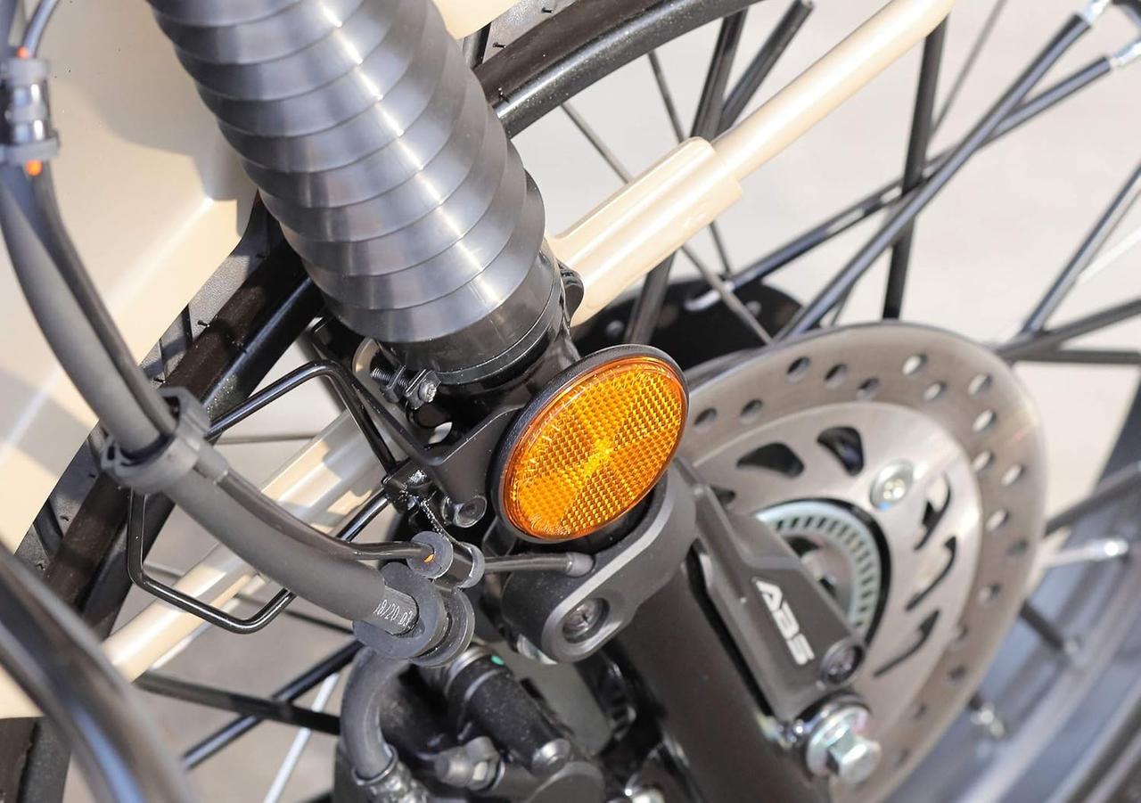 画像: キジマ(Kijima) ハンターカブ CT125(JA55/JA65) バイクパーツ ステー リフレクターリロケーションステー 左右セット フロント用 スチール製ブラック仕上げ 305-2153 amzn.to