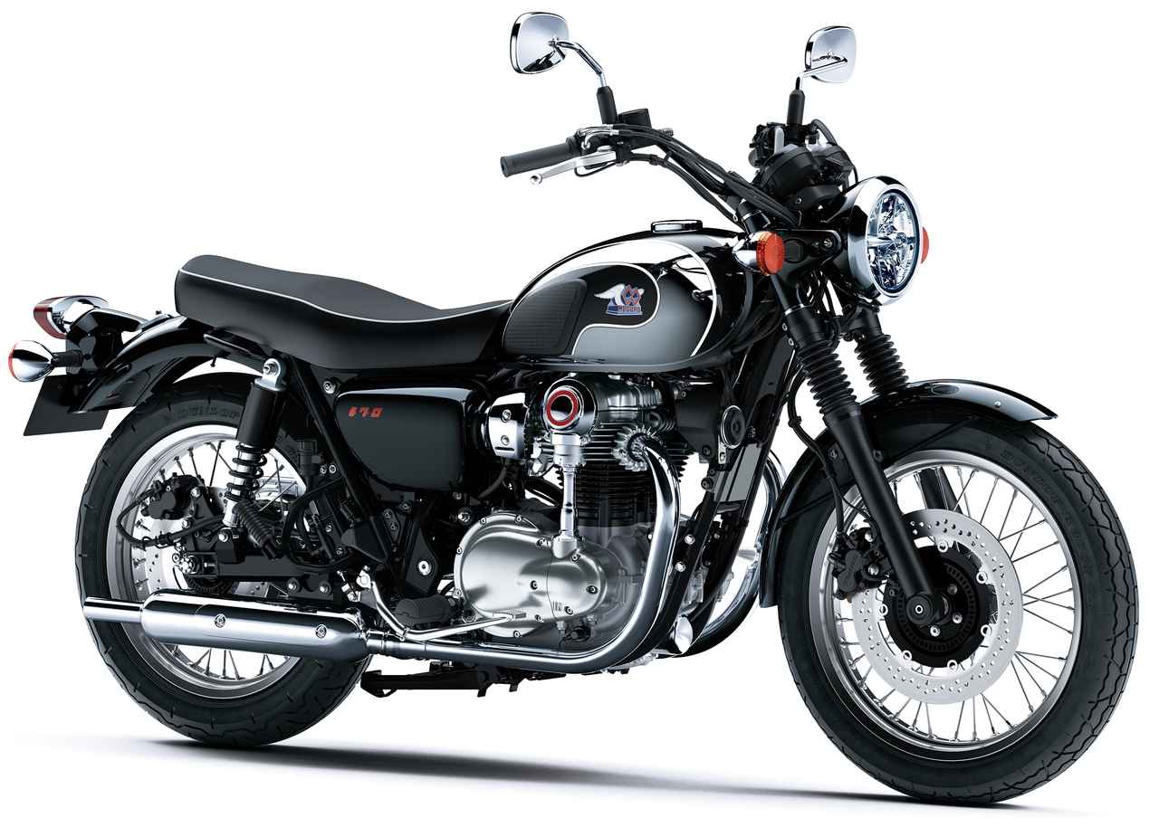 画像: Kawasaki MEGURO K3 2026年モデル 総排気量：773cc エンジン形式：空冷4ストロークSOHC4バルブ並列2気筒 シート高：790mm 車両重量：227kg 発売日：2025年11月1日 税込価格：141万9000円