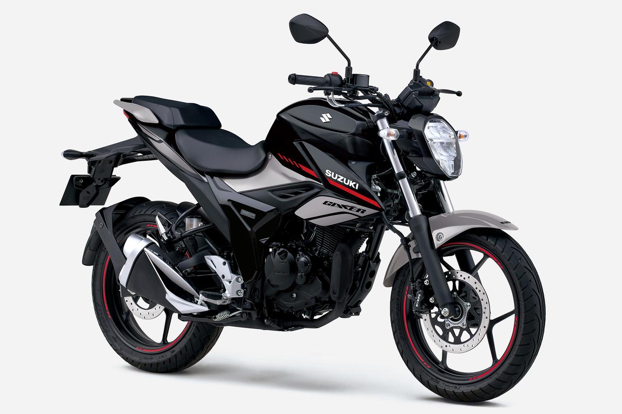 画像: SUZUKI GIXXER150 2026年モデル 総排気量:154cc エンジン形式:空冷4ストロークSOHC2バルブ単気筒 シート高:795mm 車両重量:139kg 価格:39万6000円 発売:2026年3月5日(木)