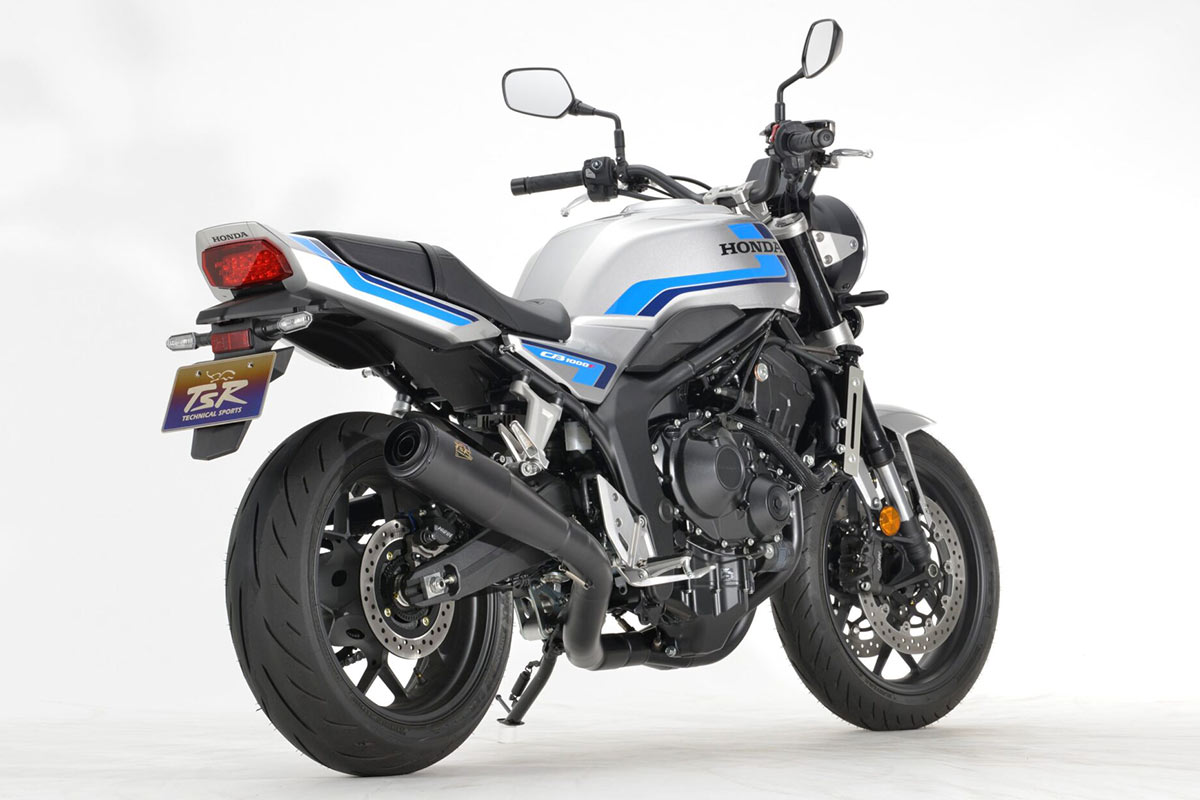 画像2: TSR/フルエキゾーストSTD-TYPE(メガホンタイプ BLACK) 価格/29万7000円