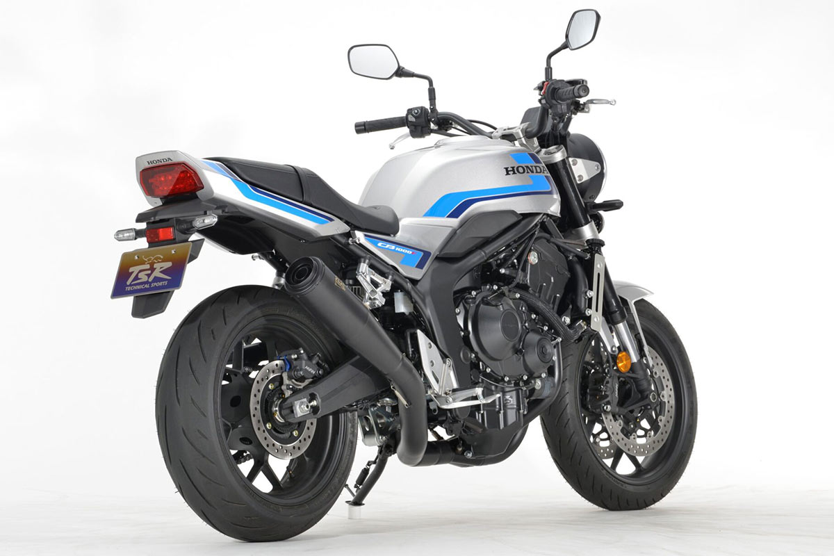 画像2: TSR/フルエキゾーストUP-TYPE(メガホンタイプ BLACK) 価格/31万9000円