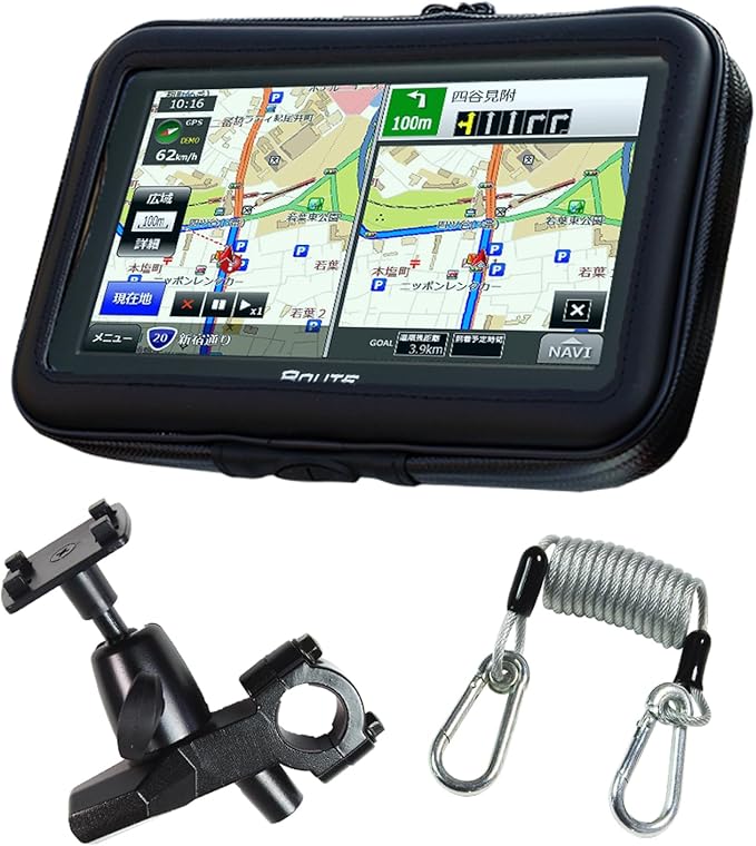 画像: ▶▶▶Amazonはこちら｜価格をチェック マックスウィン ベーシックタイプ7インチポータブルナビ NV-A001I-SET2