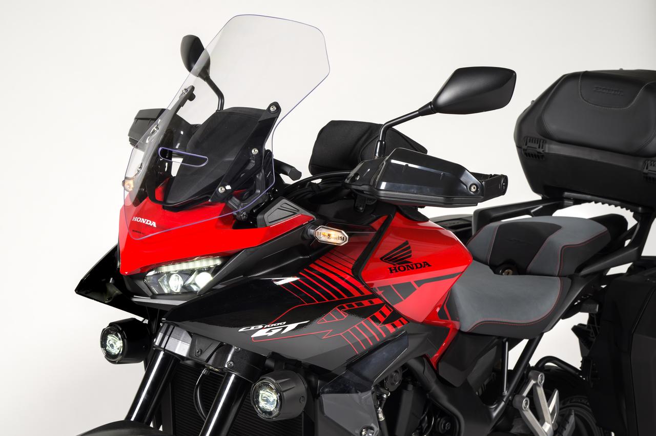 画像: 【国内初公開！】ホンダがモーターサイクルショーに「CB1000GT」を展示！ 旅に誘うアクセサリー装着車を最速撮！ - webオートバイ