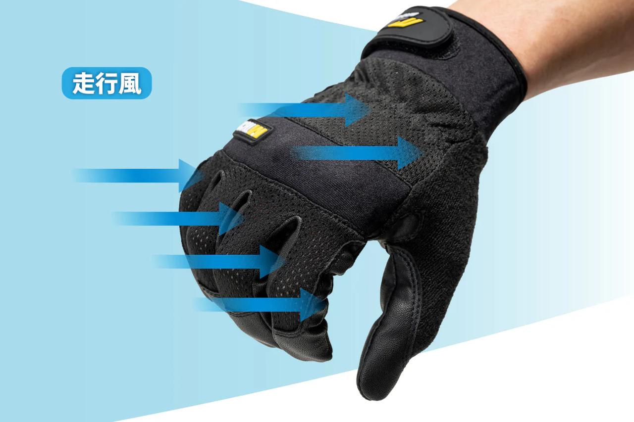 画像: 2025年モデルでは毎秒240ccの走行風を取り込んでいたものを更に機能強化。毎秒10ccプラスして、毎秒250cc走行風取り込みメッシュ素材へと変更。+4%の向上が実は大きな変化をもたらしている。