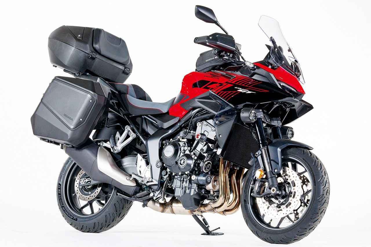 画像: Honda CB1000GT 海外仕様車 総排気量:1000cc エンジン形式:水冷4ストロークDOHC4バルブ並列4気筒 シート高:825mm 車両重量:229kg カラーは「グランプリレッド」