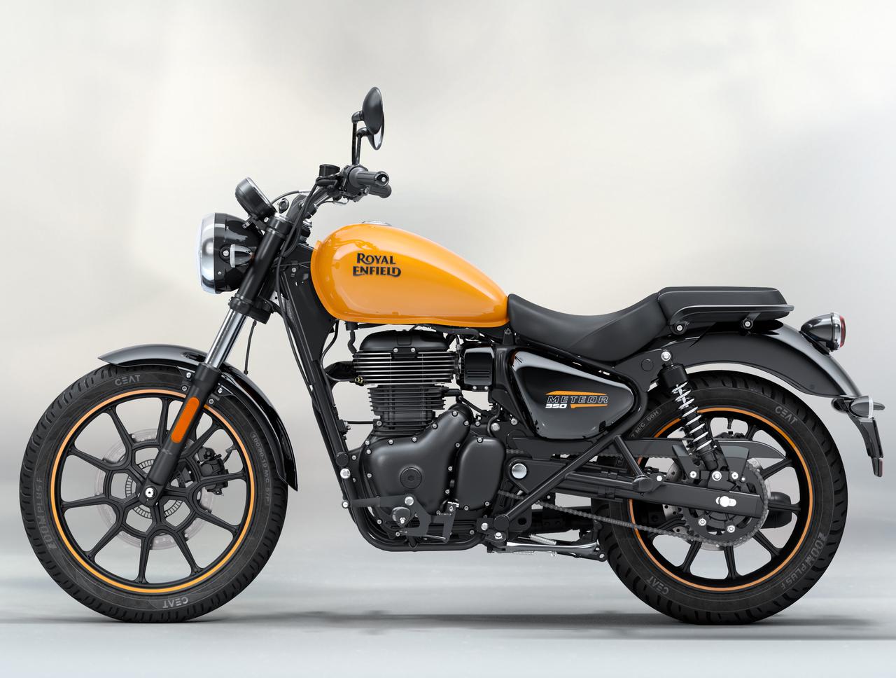 画像2: 【レビュー】ロイヤルエンフィールド「METEOR 350」インプレ｜愛らしい姿のゆったりクルーザーは趣味性の高い本格単気筒！