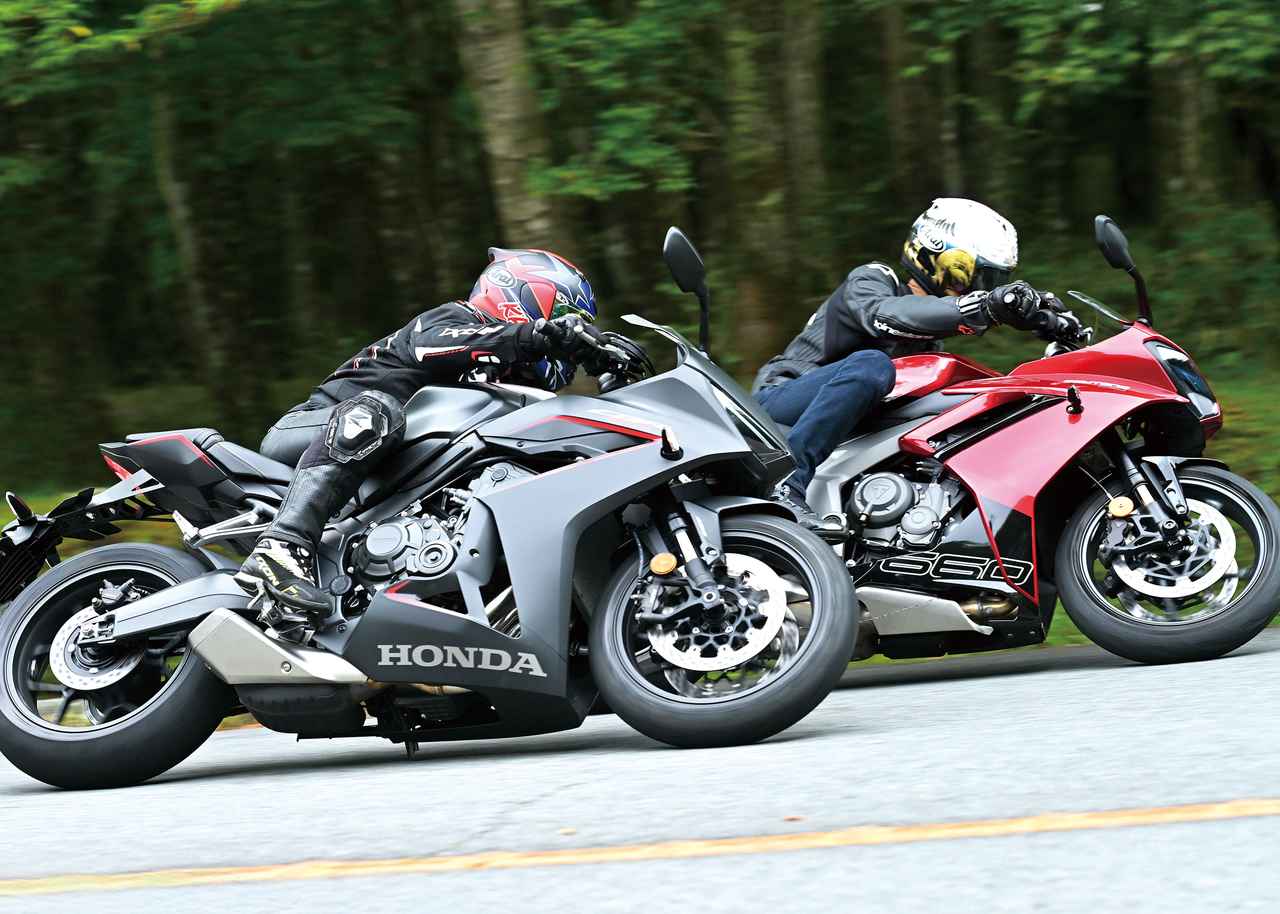 画像: 【比較インプレ】ホンダ「CBR650R」VS トライアンフ「デイトナ660」 - webオートバイ