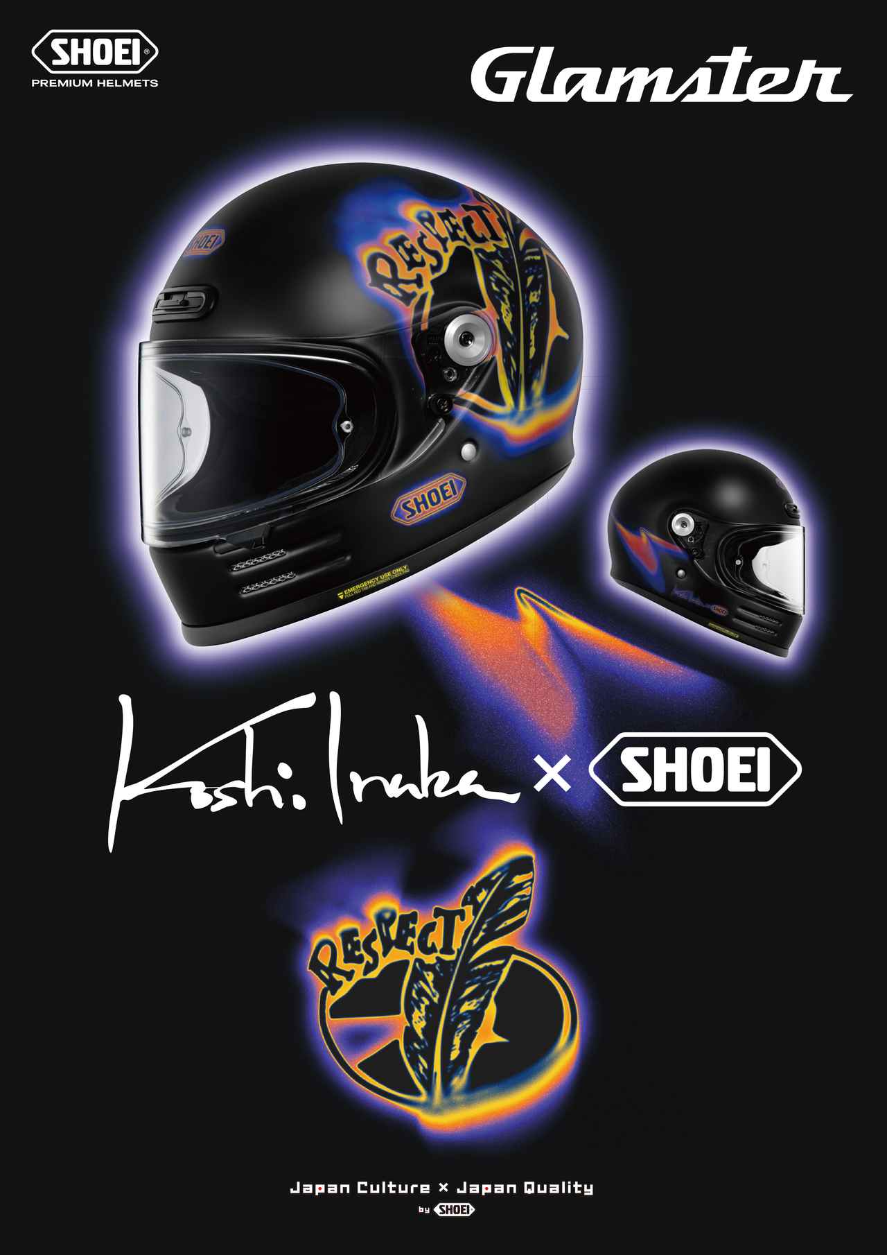 画像 : 5番目の画像 - 【写真11枚】SHOEI「Glamster Koshi Inaba」「J・O+ Koshi Inaba」 - webオートバイ