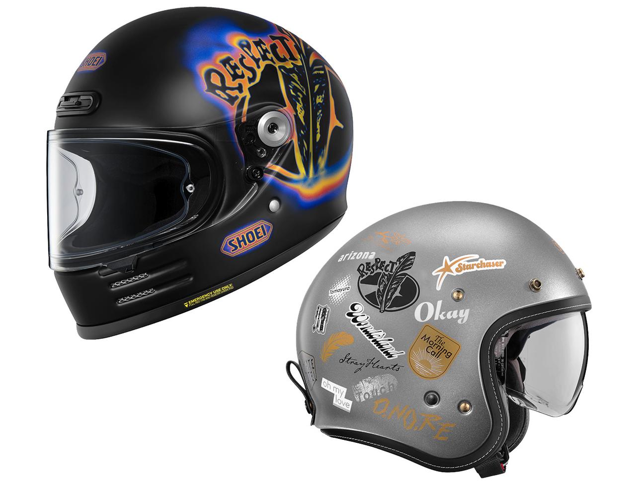 画像: B'zの稲葉浩志本人が監修！ SHOEI「Glamster Koshi Inaba」「J・O+ Koshi Inaba」受注期間限定で9月発売予定！ - webオートバイ