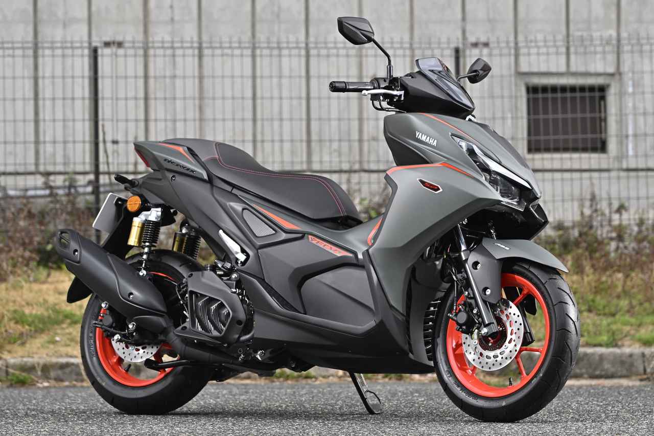 画像: YAMAHA AERO X モーターサイクルショー出展車（市販予定車）