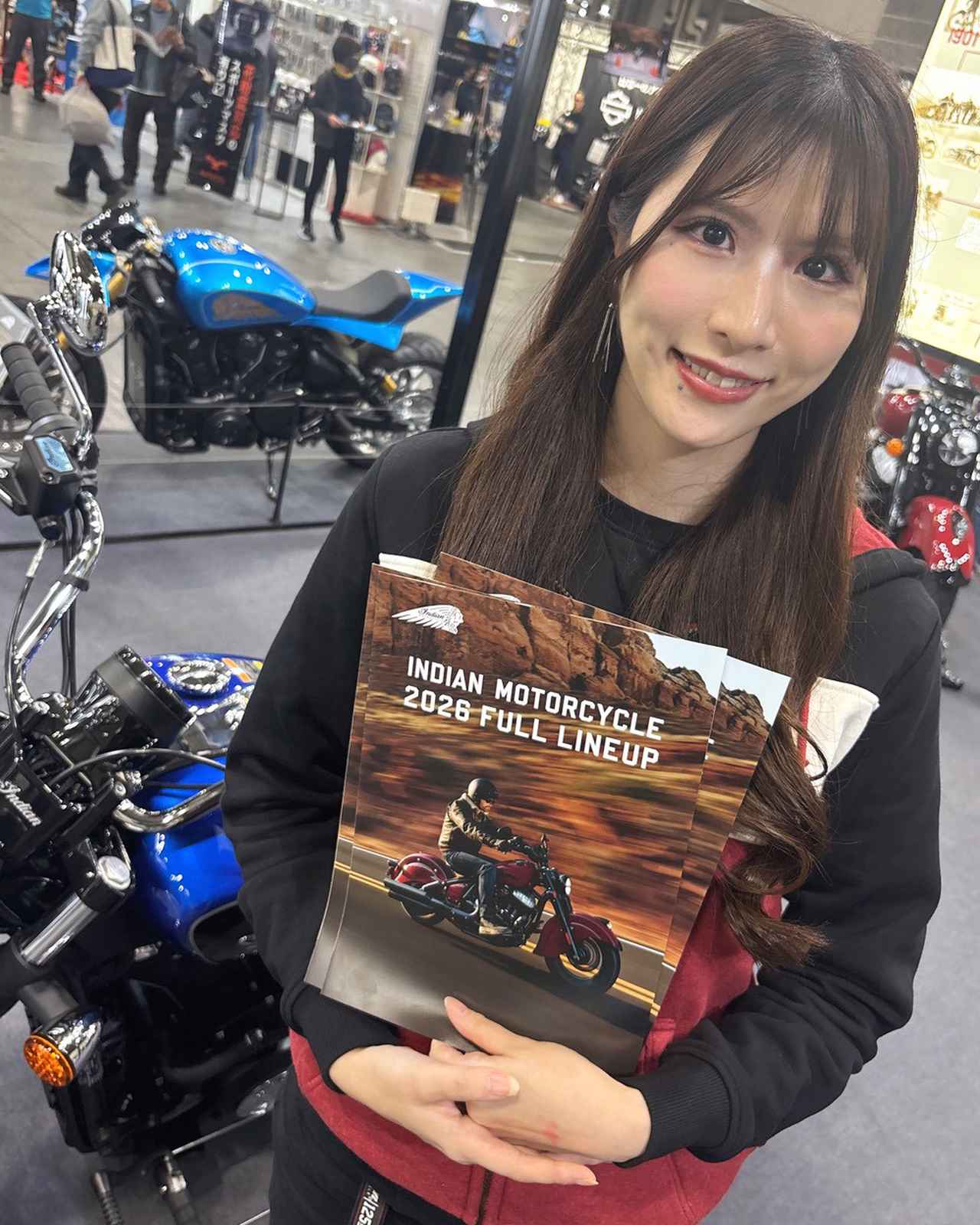 画像: インディアンモーターサイクル/ りさ(石田理紗) さん