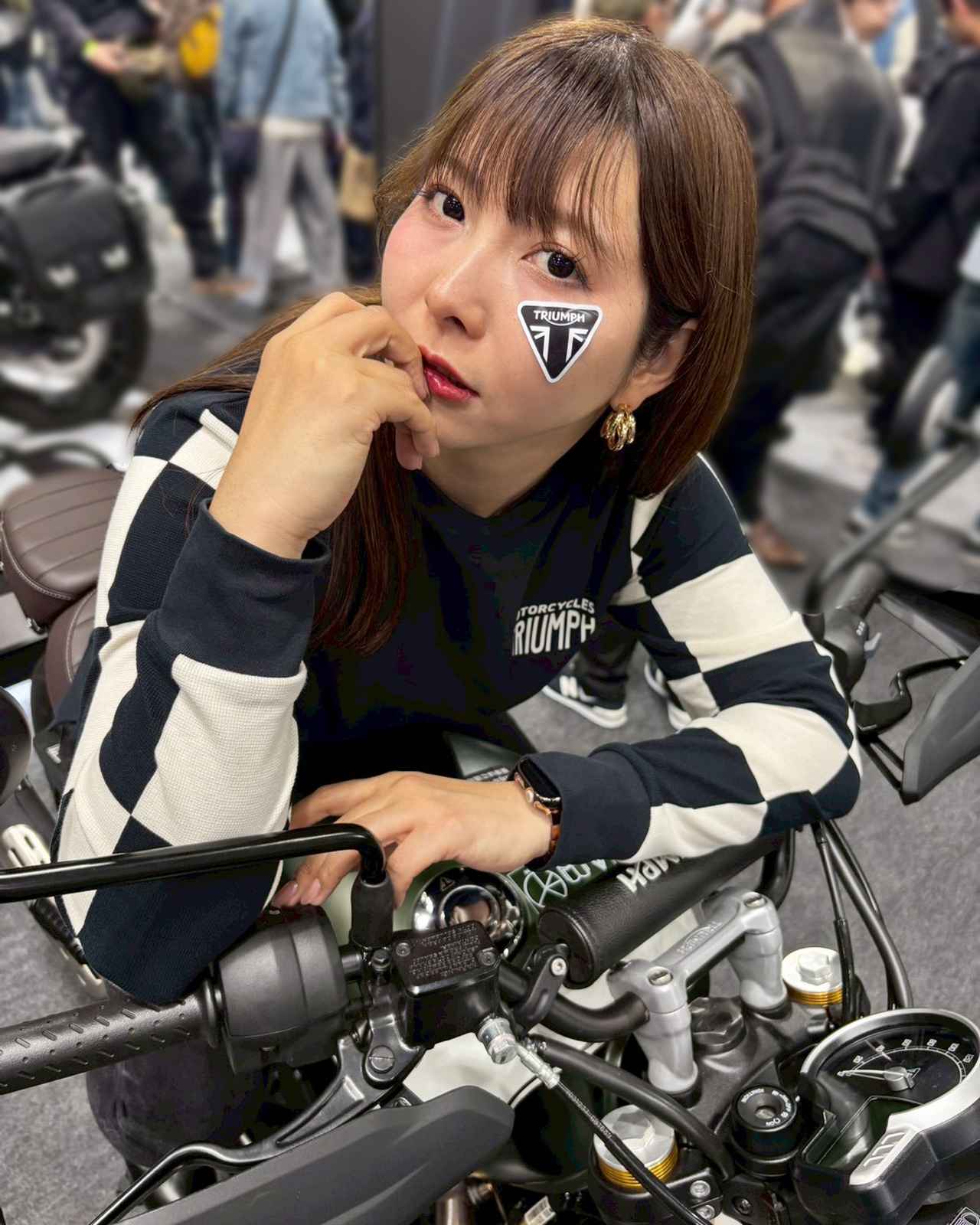 画像: トライアンフモーターサイクルズジャパン/ SERINA さん