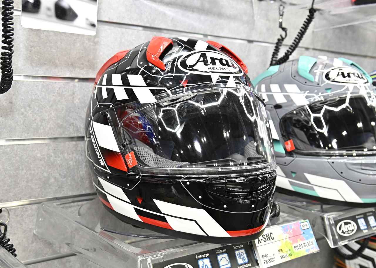 画像4: 「注目のニューモデル!」アライ「X-SNC」大阪モーターサイクルショーで電撃発表! 軽さ・高剛性・エアフローを極めた新型