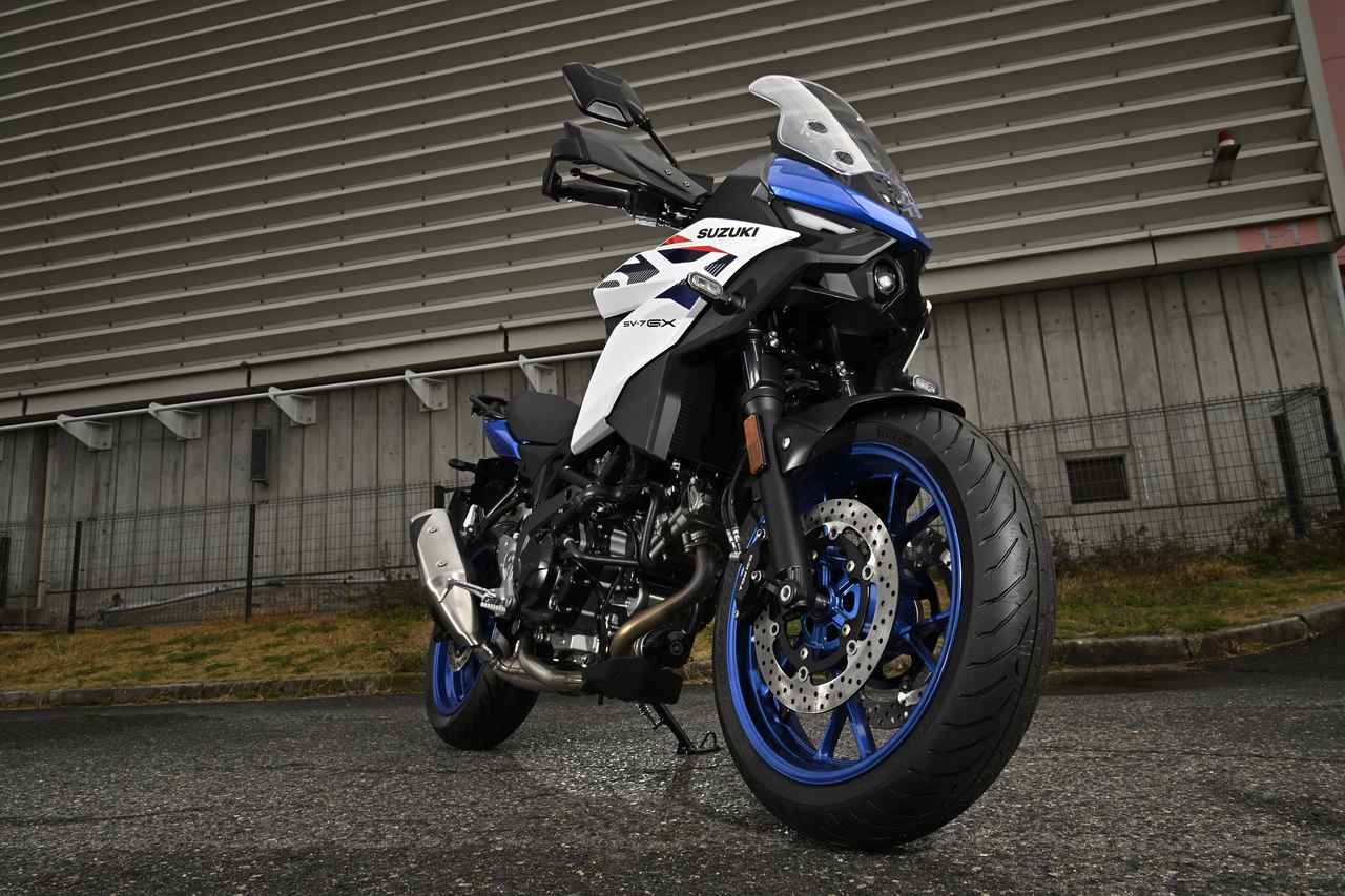 画像: SUZUKI SV-7GX モーターサイクルショー出展車（市販予定車）