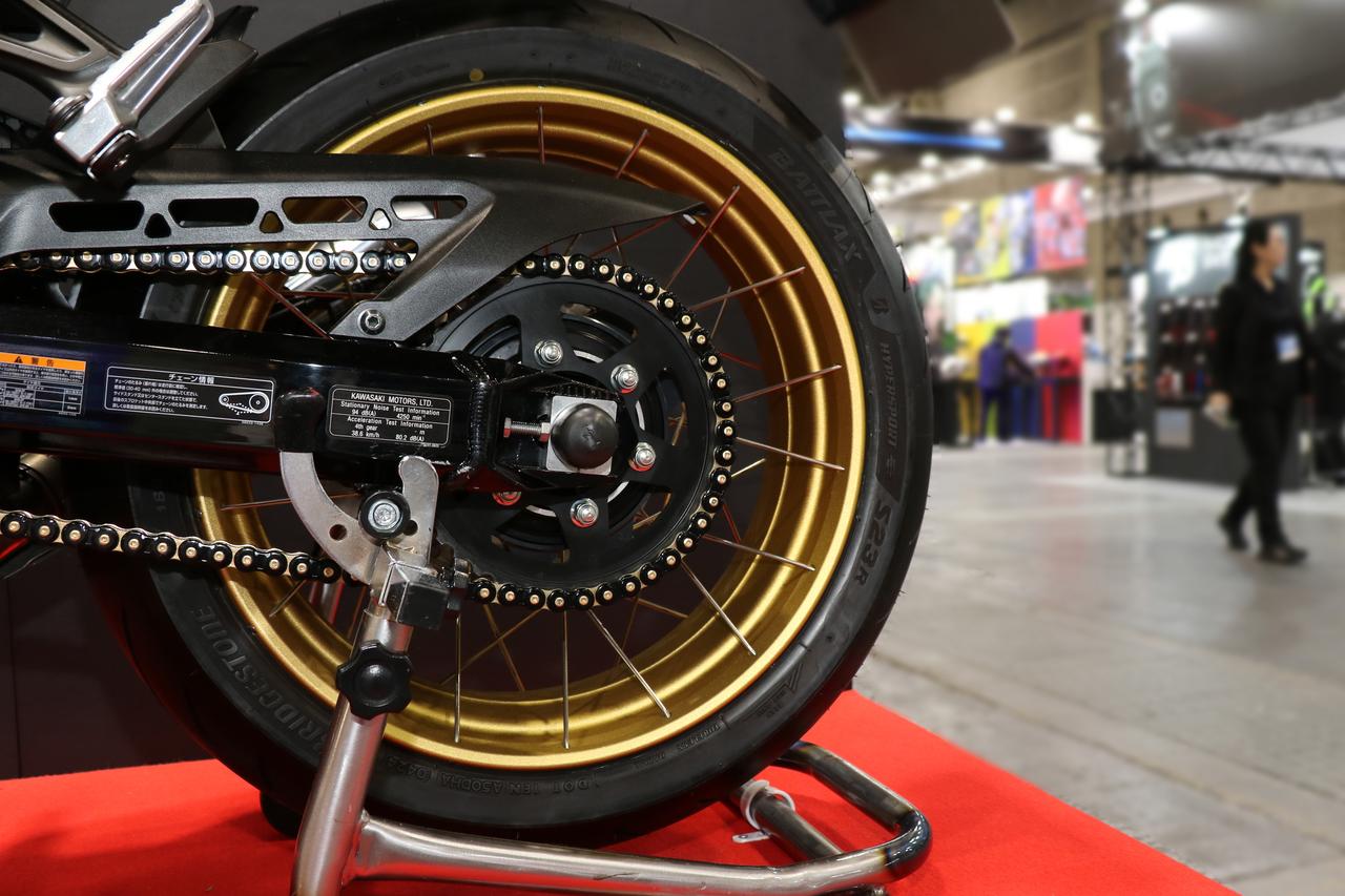 画像2: D.I.Dの新型520チェーンがアツい! Z900RS用の本格チューブレスホイール&エヴァコラボ製品、プロ直伝のメンテ術も大公開【大阪モーターサイクルショー2026】