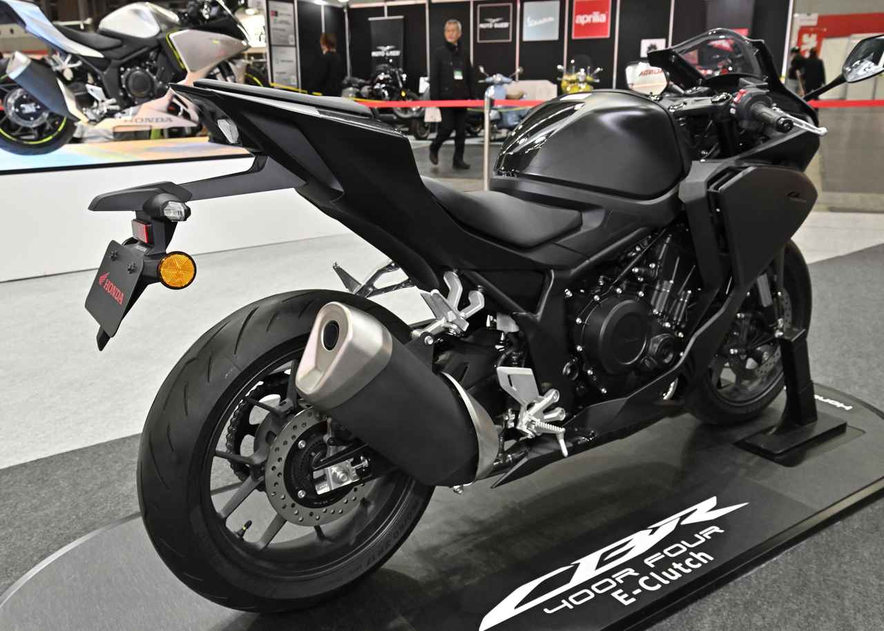 画像3: 【国内仕様は2色！】モーターサイクルショーで激撮！ ホンダ「CBR400R FOUR E-Clutch Concept」全方位チェック！