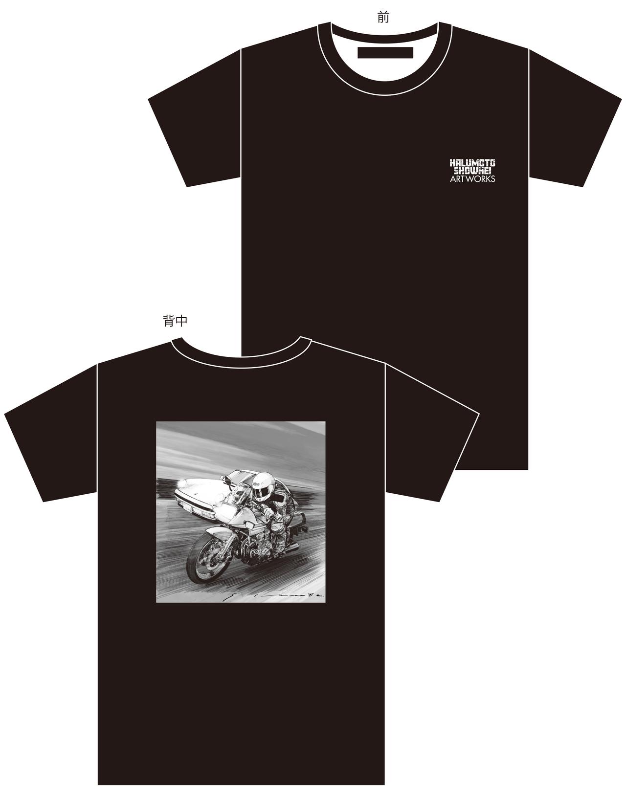 画像1: オリジナルTシャツは２種類、各白ベース・黒ベースの２色展開