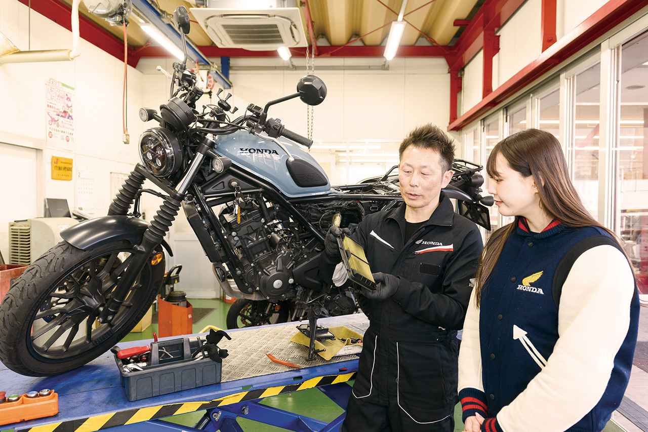 画像: エアフィルターの状態確認