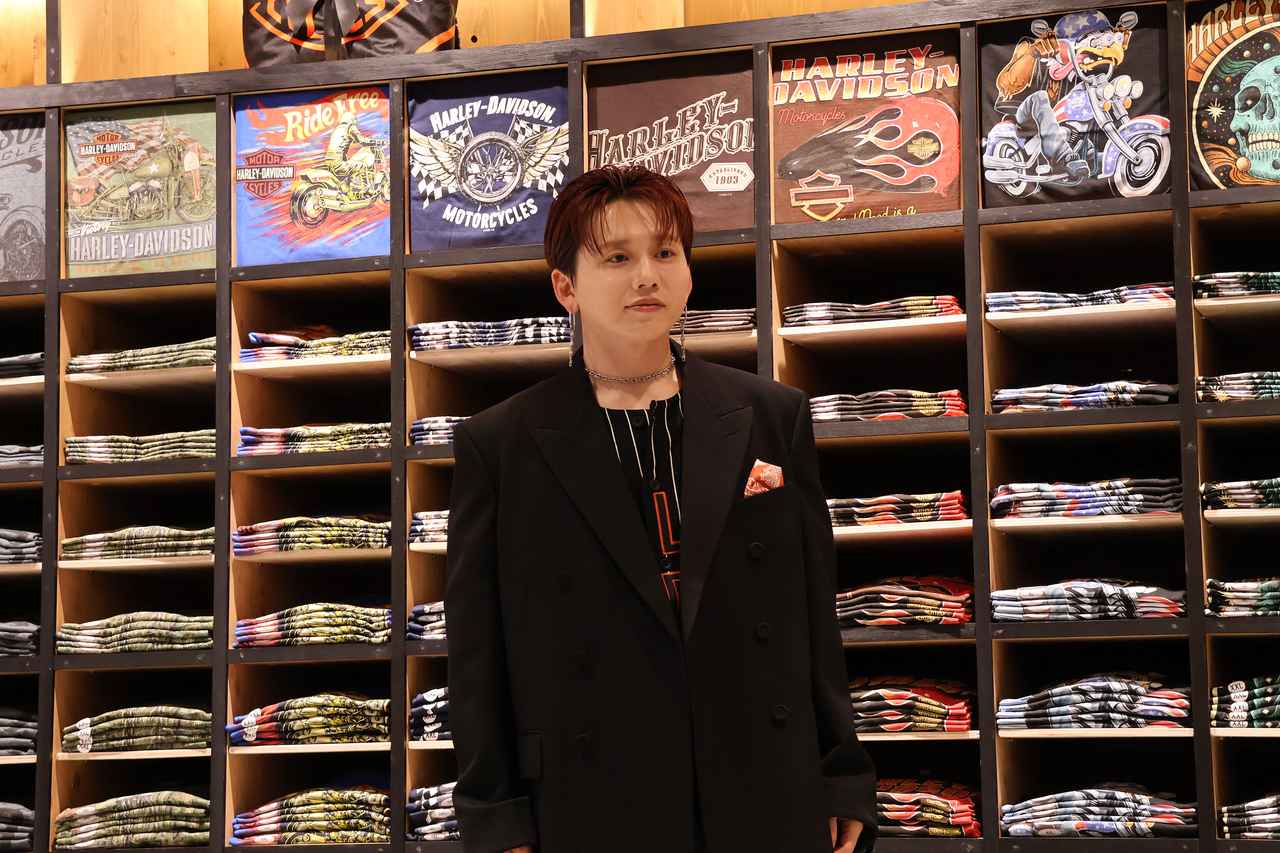 画像: 「Da-iCE」花村想太さんが登壇、ハーレーアパレルコーデを披露！