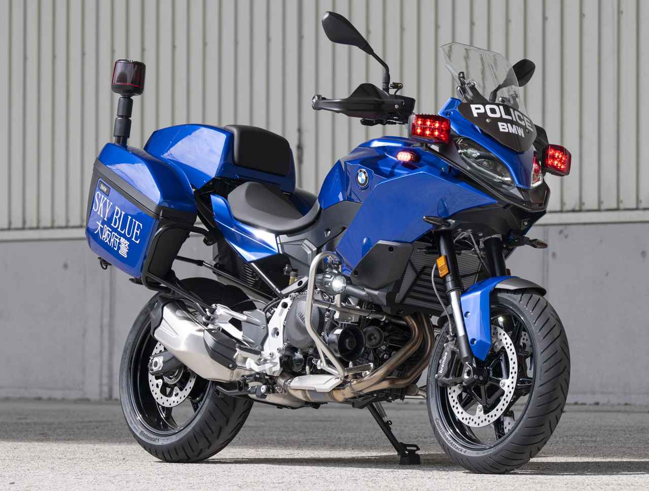 画像: BMW F900XR 青バイ 大阪府警察 捜査車両