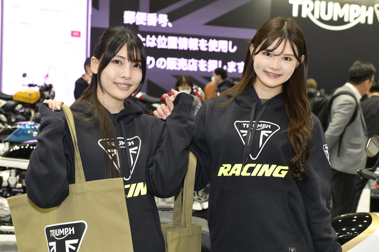 画像: トライアンフ・モーターサイクルズジャパン／南実千晴 さん・木村楓 さん