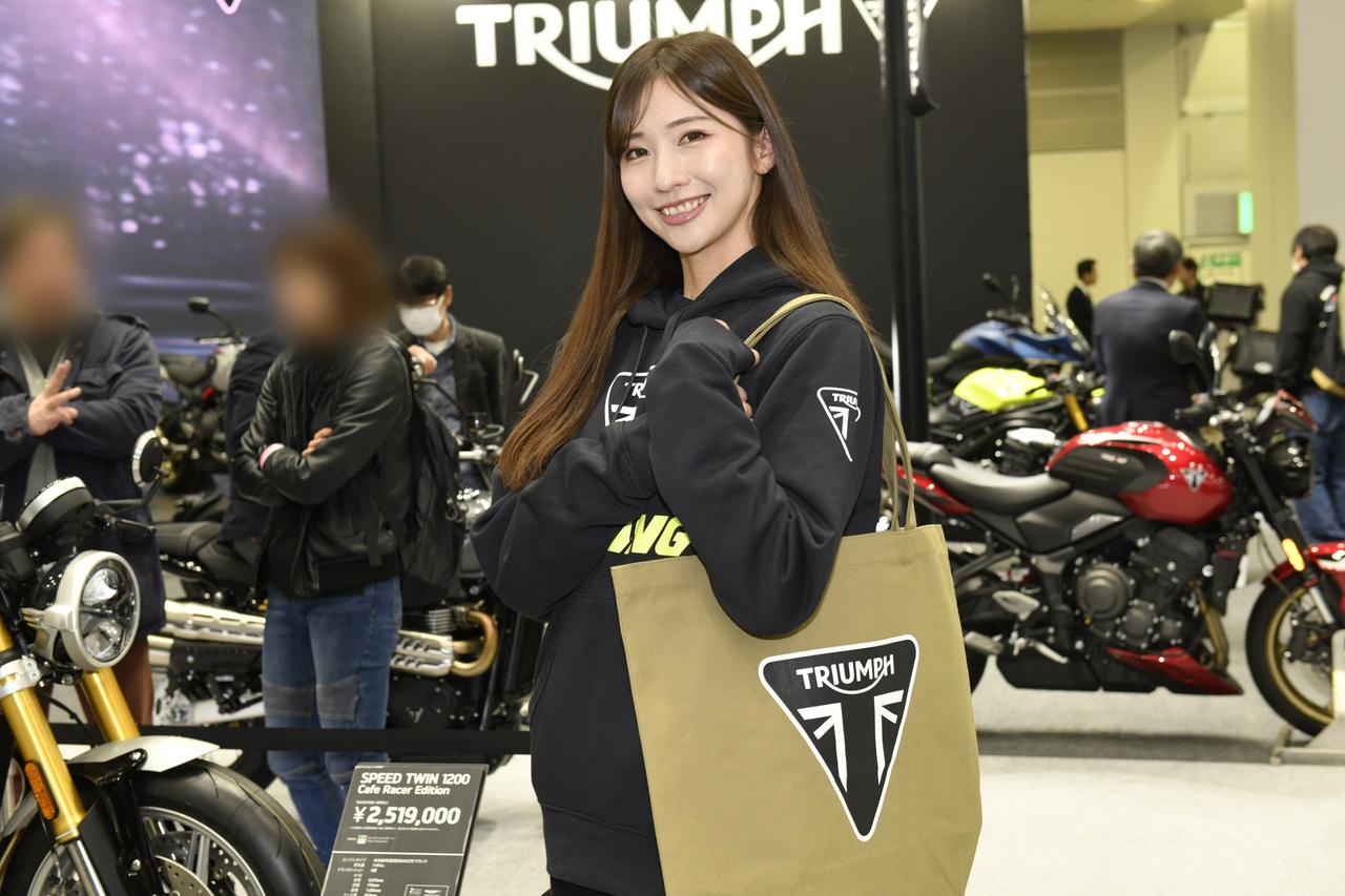 画像: トライアンフ・モーターサイクルズジャパン／廣川エレナ さん