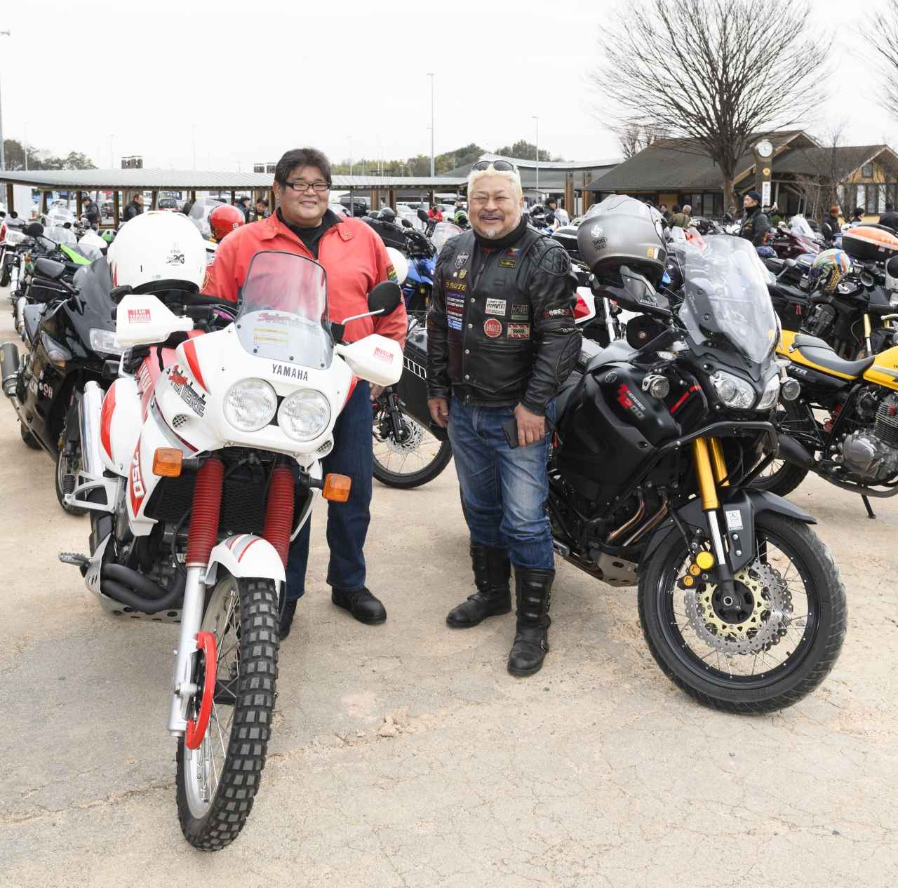 画像: 佐野集会の主催者!炭火焼肉あぶり屋・ドミンゴ高田さんはXT1200ZEスーパーテネレで。弟さんもテネレというテネレブラザーズです