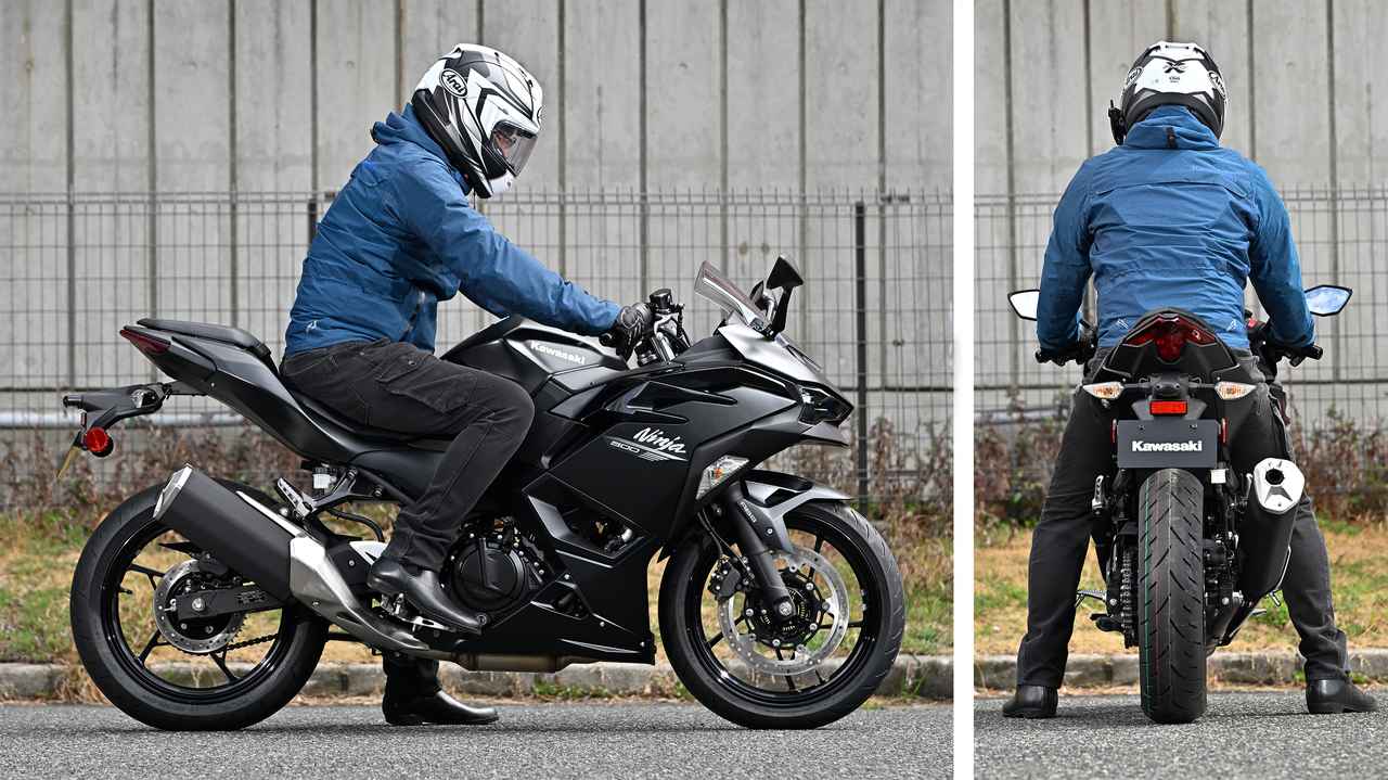 画像: ▲ライダーの身長は176cm、シート高は785mm。