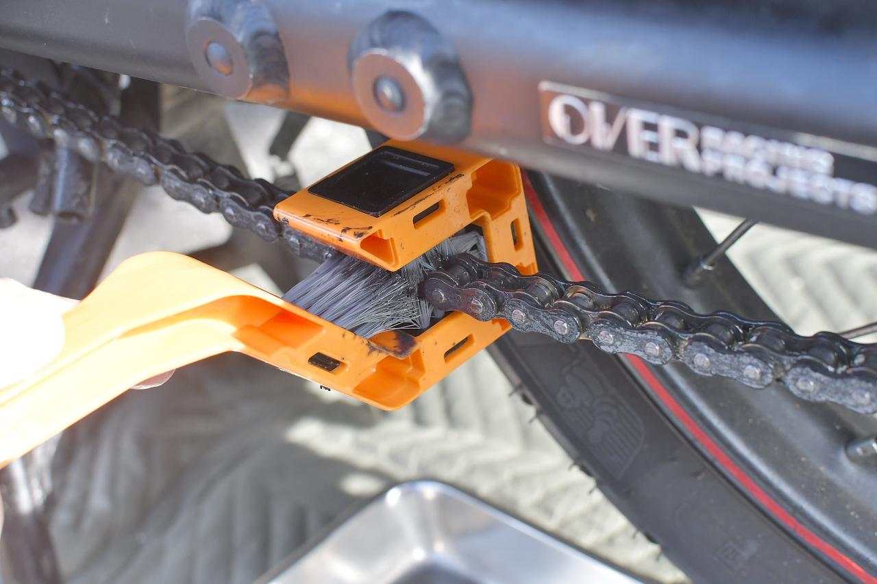 画像3: 4面チェーンブラシを実際に使ってみる