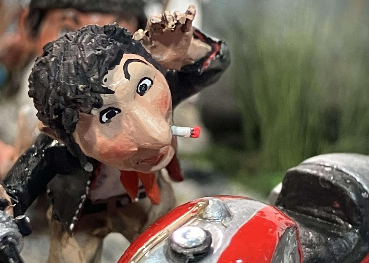 画像1: 東京・巣鴨で"55mm"というサイズ感で表現されるミニチュア・モーターサイクルの個展が開催!!