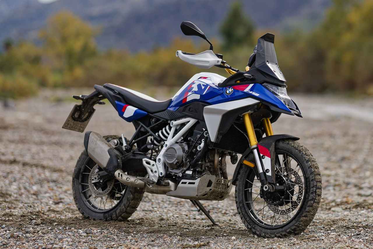 画像: BMW F450GS TROPHY 総排気量：420cc エンジン形式：水冷4ストDOHC4バルブ並列2気筒 シート高：845mm 車両重量：178kg 価格、発売時期未定