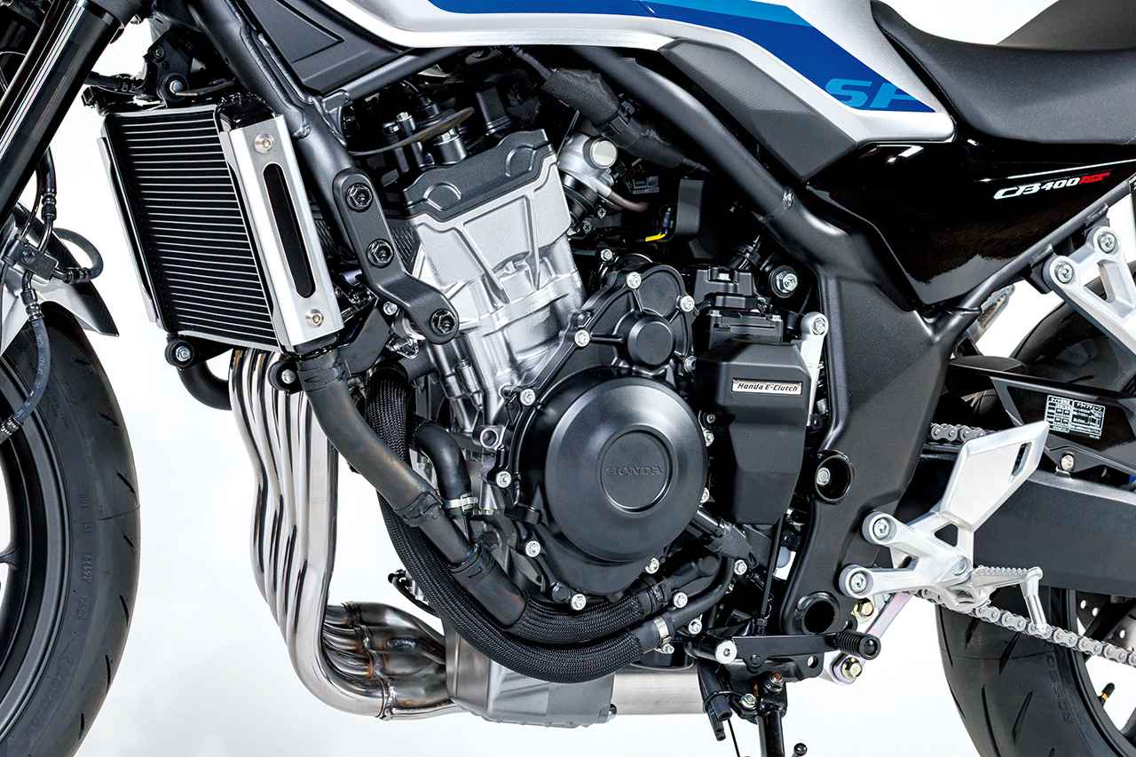 画像 : 11番目の画像 - 【写真11枚】ホンダ「CB400 SUPER FOUR E-Clutch Concept」徹底解説〈エンジン編〉 - webオートバイ