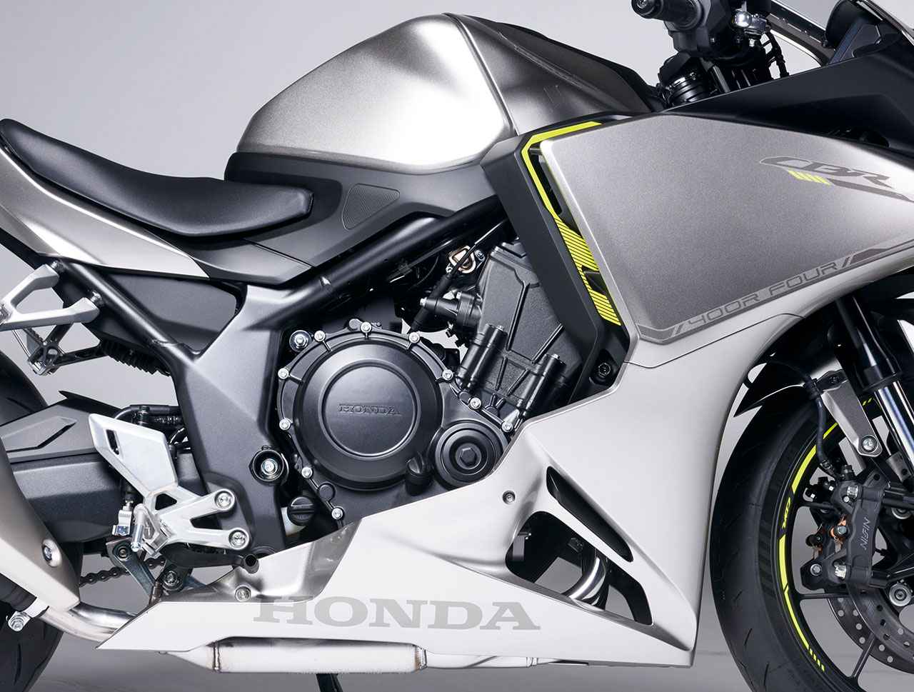 画像1: ホンダ「CBR400R FOUR E-Clutch Concept」エンジン＆シャシー解説