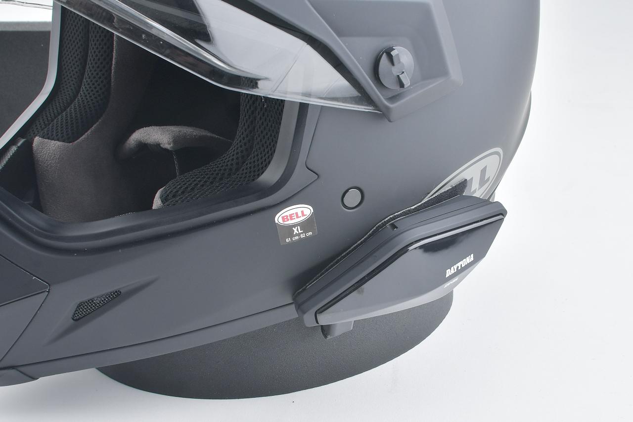 画像6: DT-E2をヘルメットに取り付けてみる