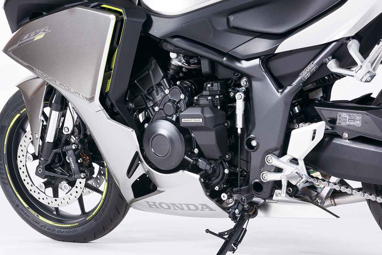 画像 : 7番目の画像 - 【写真16枚】ホンダ「CBR400R FOUR E-Clutch Concept」〈エンジン＆シャシー編〉 - webオートバイ