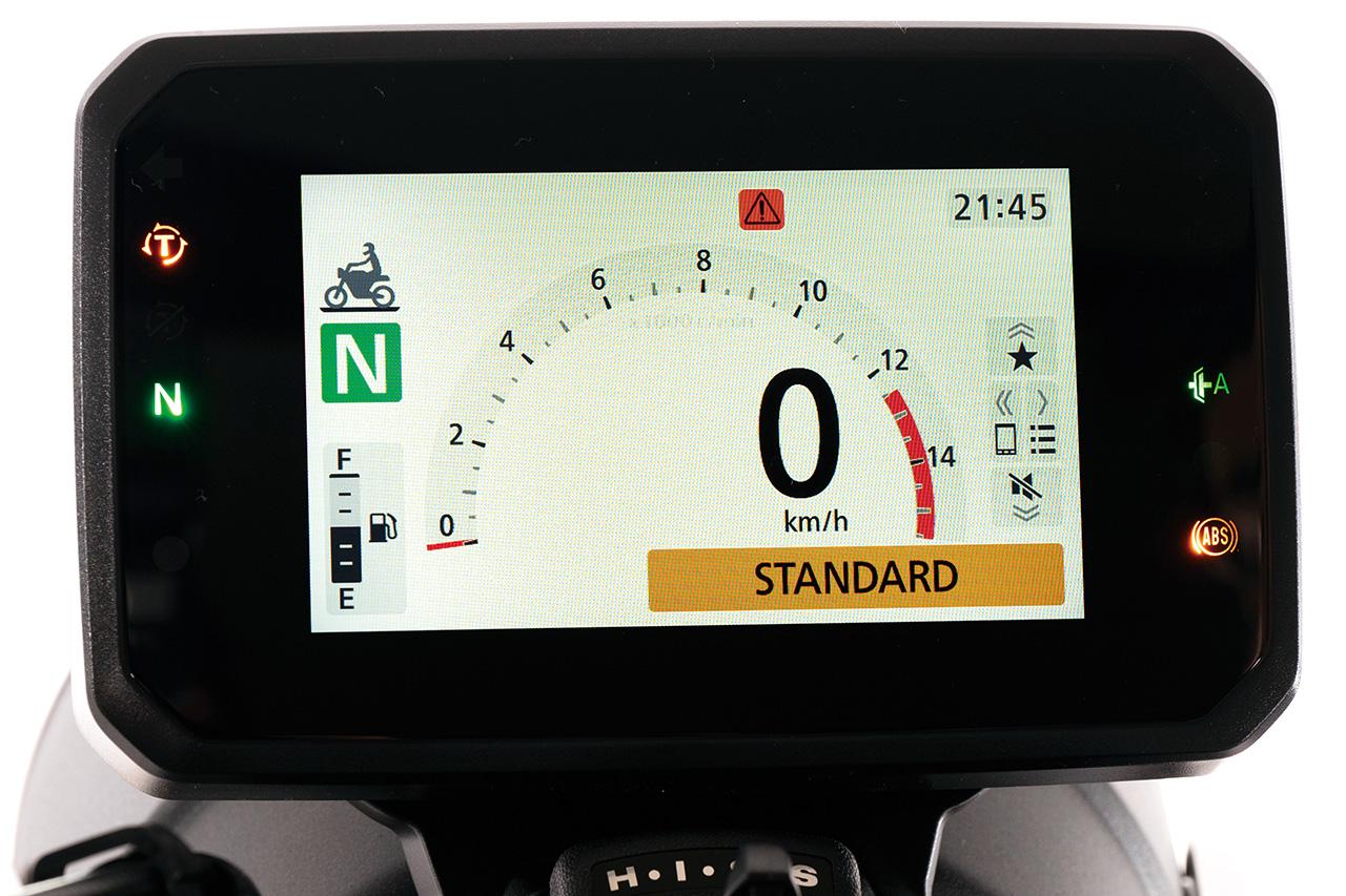 画像1: 5インチTFT＆5モード搭載の最新コクピット