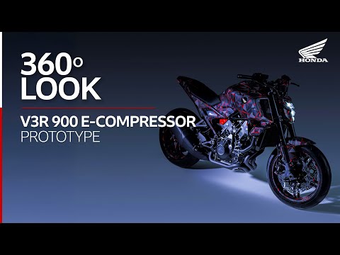 画像: 2026 V3R 900 E-Compressor Prototype 360º Look | Honda Motorcycles www.youtube.com