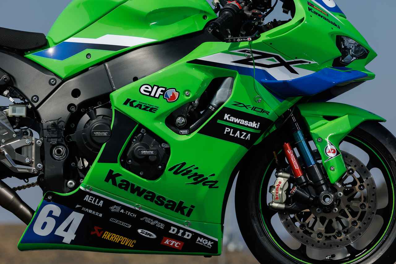 画像2: ▶マシンは空力性能が大幅アップした新型Ninja ZX-10R