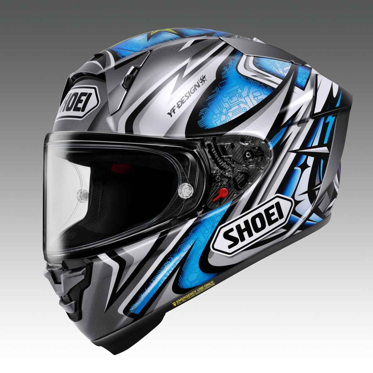 画像2: SHOEIから「X-Fifteen DAIJIRO」が登場！ 今度はシルバーベースの新カラーグラフィック、2026年7月発売！