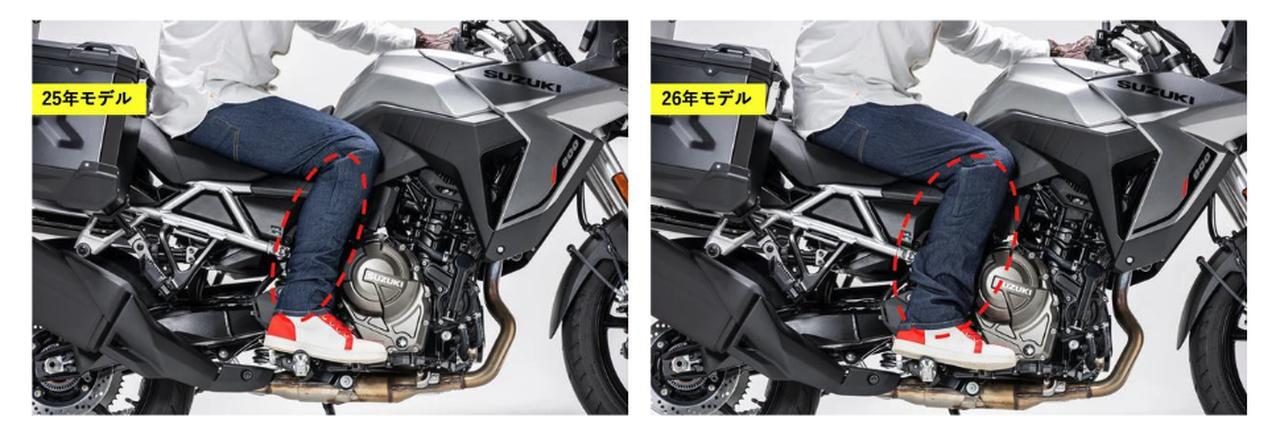 画像1: ストレートシルエットへの変更と ドライタッチ新素材による着用感の改善